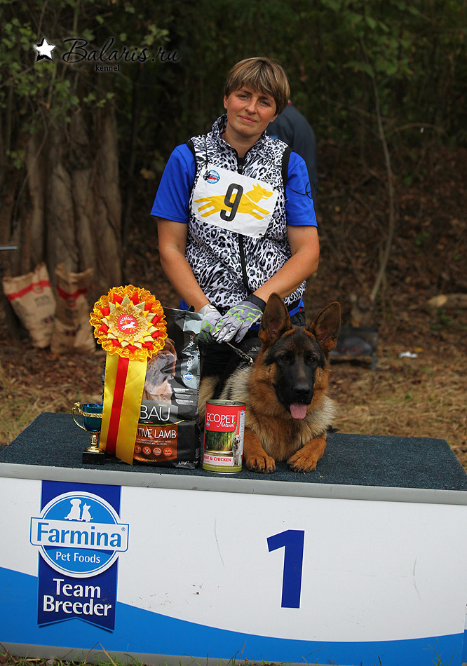 Победитель класса беби на племсмотре 25 сентября 2016 под экспертизой А.Картайзера (Германия).